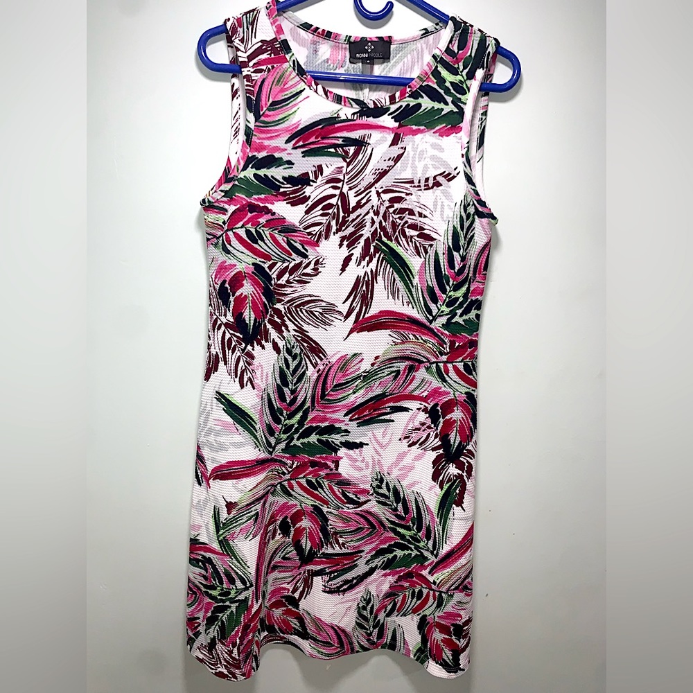 Ronni Nicole women’s floral pattern dress size small